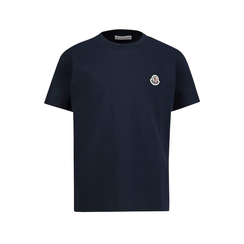 Moncler T-shirt Cotton with logo patch