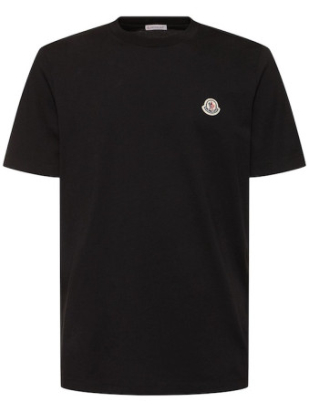 Moncler T-shirt cotton patch logo