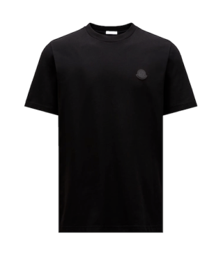 MonclerT-shirt in cotone con patch logato