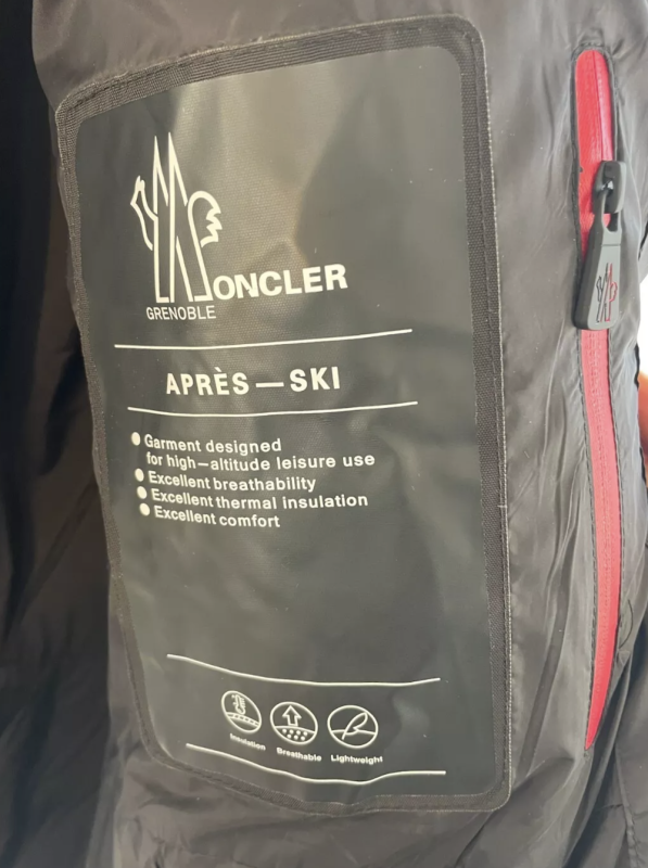 Moncler Montgetech ski jacket with hood